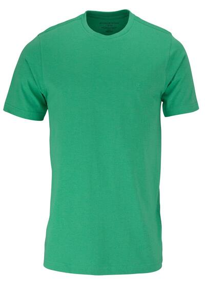 CASAMODA T-Shirt Rundhals reine Baumwolle grn