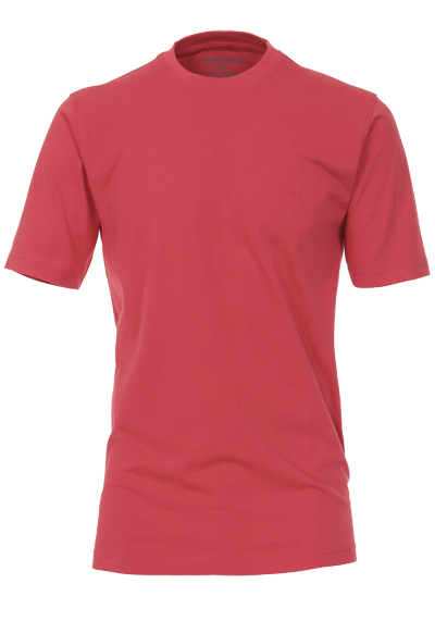 Produktbild für 'CASAMODA T-Shirt mit Rundhals reine Baumwolle altrosa'