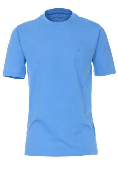 Produktbild für 'CASAMODA T-Shirt mit Rundhals reine Baumwolle blau'