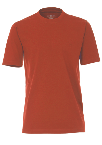 Produktbild für 'CASAMODA T-Shirt mit Rundhals reine Baumwolle orange'