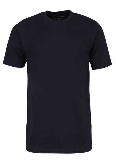 CASAMODA T-Shirt mit Rundhals reine Baumwolle schwarz
