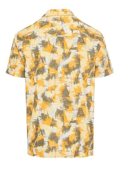 Produktbild fr 'CAMEL ACTIVE Regular Fit Hemd Halbarm New Kent Kragen Muster orange'