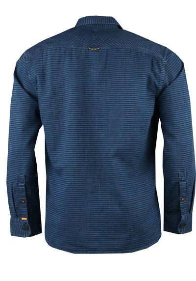 Produktbild fr 'CAMEL ACTIVE Regular Fit Hemd Langarm Streifen blau'