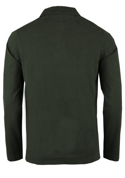 Produktbild fr 'CAMEL ACTIVE Polo Langarm geknpfter Kragen Jersey oliv'