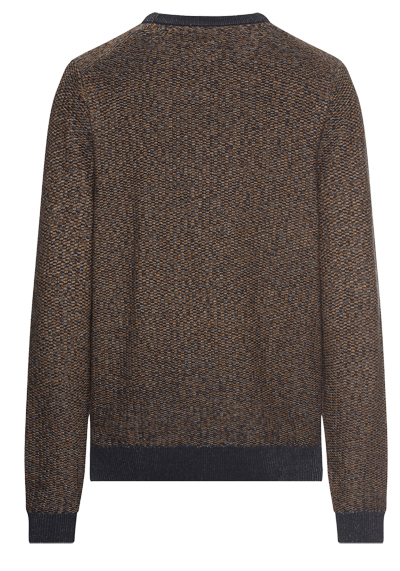 Produktbild f�r 'CAMEL ACTIVE Pullover Langarm Rundhals Strick Muster blau'
