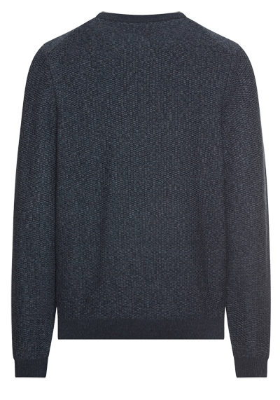 Produktbild f�r 'CAMEL ACTIVE Pullover Langarm Rundhals Strick Muster dunkelblau'