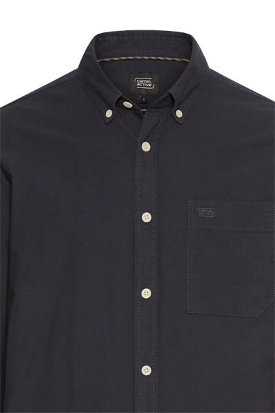 Produktbild f�r 'CAMEL ACTIVE Hemd Langarm Button Down Kragen Stretch Antibakteriell anthrazit'