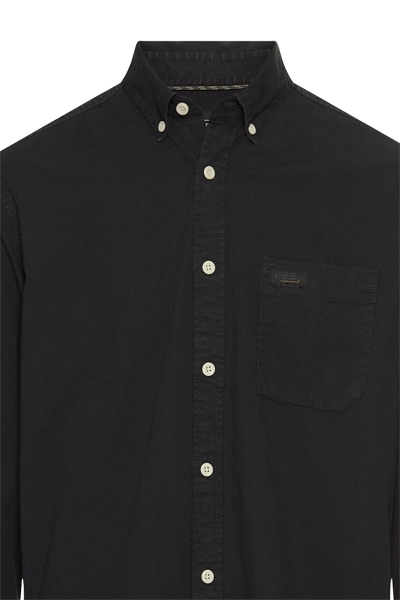 Produktbild f�r 'CAMEL ACTIVE Hemd Langarm Button Down Kragen Stretch Garment Dye anthrazit'