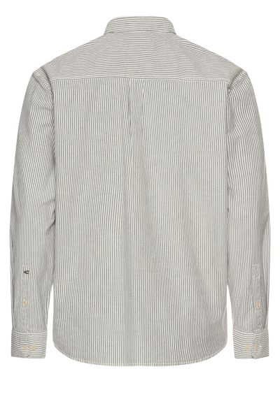 Produktbild f�r 'CAMEL ACTIVE Hemd Langarm Button Down Kragen Polygiene Streifen grau'