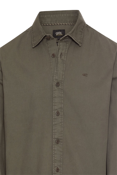 Produktbild f�r 'CAMEL ACTIVE Hemd Langarm New Kent Kragen Garment Dye oliv'