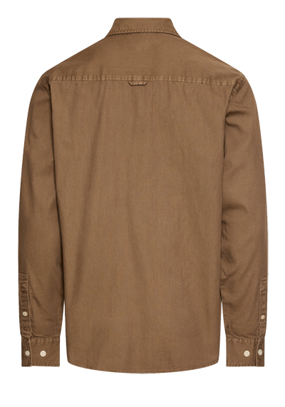 Produktbild f�r 'CAMEL ACTIVE Hemd Langarm New Kent Kragen Garment Dye braun'