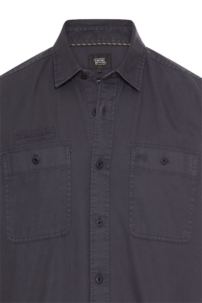 Produktbild f�r 'CAMEL ACTIVE Hemd Langarm New Kent Kragen Garment Dye anthrazit'