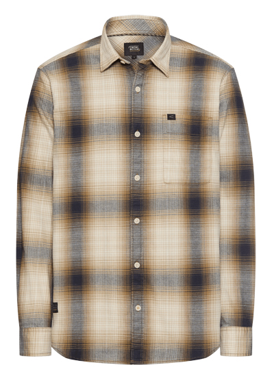 Produktbild f�r 'CAMEL ACTIVE Hemd Langarm New Kent Kragen Flanelll Karo blau'