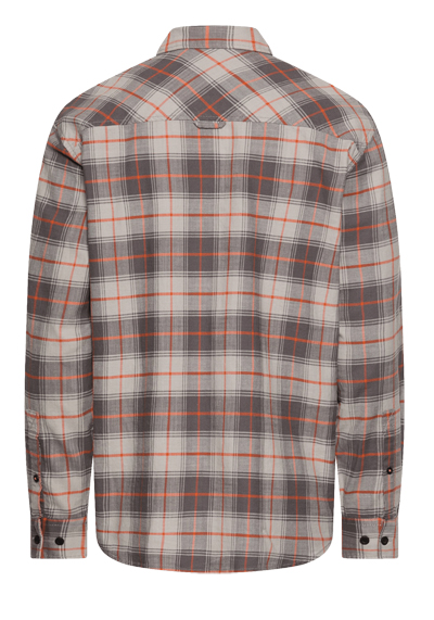 Produktbild f�r 'CAMEL ACTIVE Hemd Langarm Button Down Kragen Flanell Karo orange'