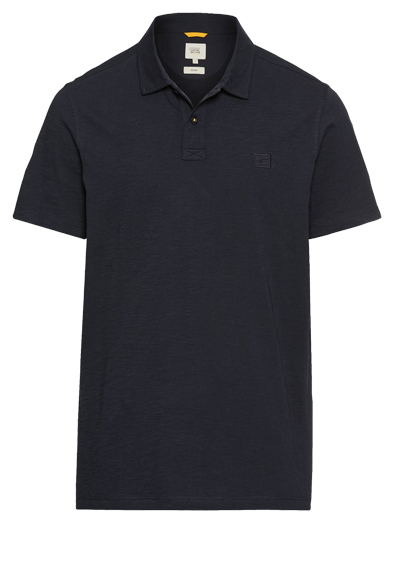 CAMEL ACTIVE Poloshirt Halbarm gekn�pfter Polokragen Jersey navy