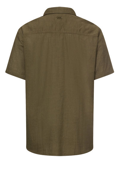 Produktbild f�r 'CAMEL ACTIVE Hemd Halbarm Button Down Kragen Streifen oliv'