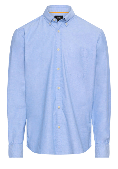 CAMEL ACTIVE Performance Hemd Langarm Button Down Kragen Oxford hellblau preisreduziert