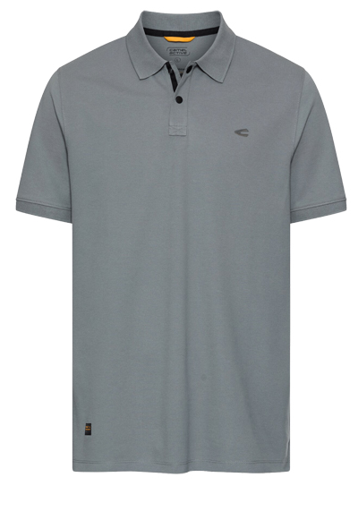 CAMEL ACTIVE Performance Polo Halbarm gekn�pfter Polokragen Pique rauchblau preisreduziert
