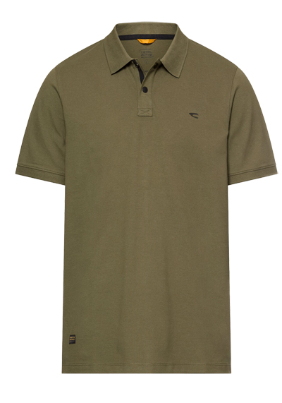 CAMEL ACTIVE Performance Polo Halbarm gekn�pfter Polokragen Pique oliv preisreduziert