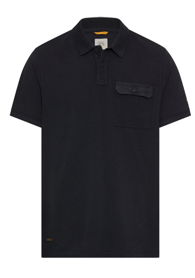 CAMEL ACTIVE Polo Halbarm gekn�pfter Polokragen Pique oliv preisreduziert