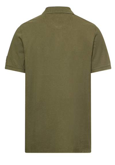 Produktbild f�r 'CAMEL ACTIVE Polo Halbarm gekn�pfter Polokragen Pique oliv'