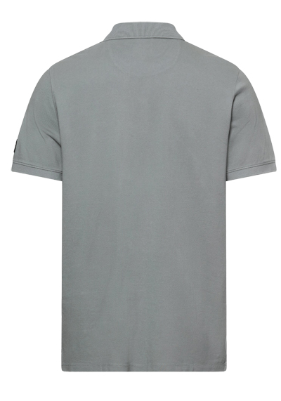 Produktbild f�r 'CAMEL ACTIVE Polo Halbarm gekn�pfter Polokragen Pique grau'