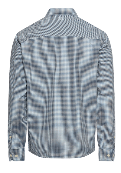 Produktbild f�r 'CAMEL ACTIVE Hemd Halbarm Button Down Kragen Karo blau'