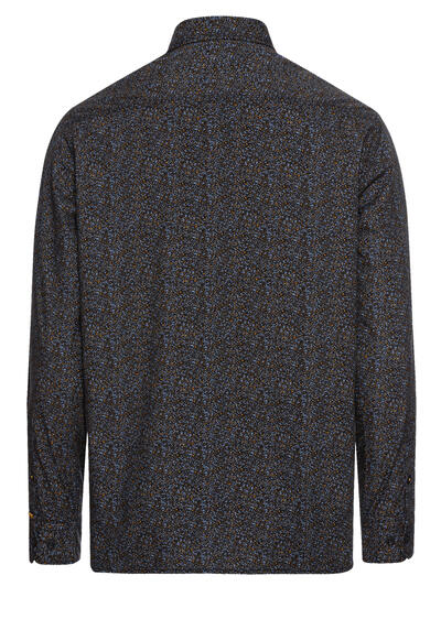 Produktbild fr 'CAMEL ACTIVE Regular Fit Hemd Langarm Button Down Kragen Muster anthrazit'