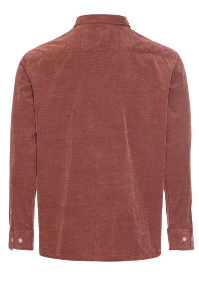 Produktbild fr 'CAMEL ACTIVE Hemd Langarm Button Down Kragen Cord ziegelrot'