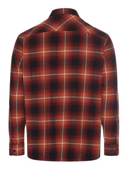 Produktbild fr 'CAMEL ACTIVE Hemd Langarm Button Down Kragen Flanell Karo orange'