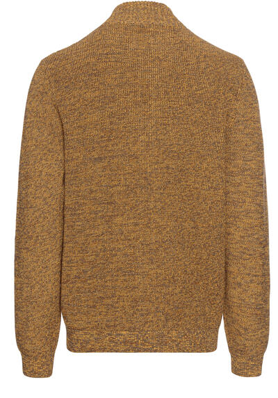Produktbild fr 'CAMEL ACTIVE Strickjacke Langarm Stehkragen Reiverschluss cognac'
