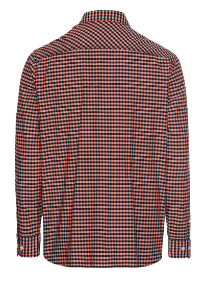 Produktbild fr 'CAMEL ACTIVE Regular Fit Hemd Langarm Button Down Kragen Karo rot'