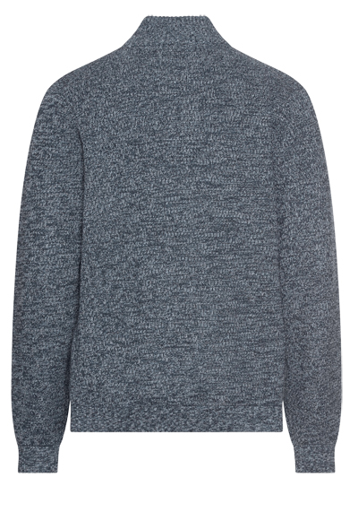 Produktbild f�r 'CAMEL ACTIVE Troyer Langarm Rei�verschluss Strick Muster blau'