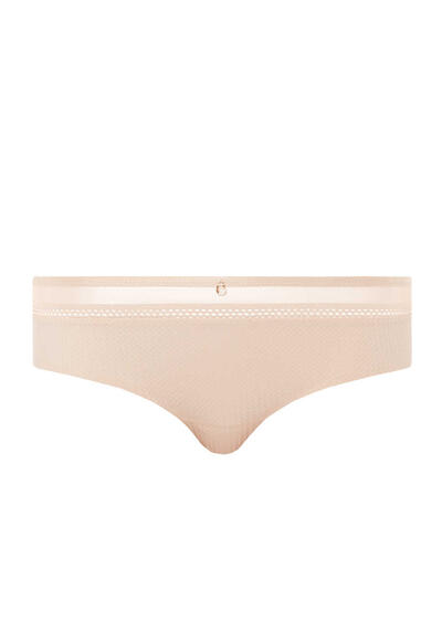 CHANTELLE Slip CHIC ESSENTIAL Logo-Detail transparenter Einsatz haut