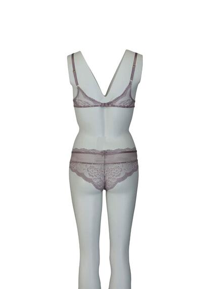Produktbild fr 'CHANTELLE Push Up BH PRESAGE mit edler Spitze und Tll graubraun'
