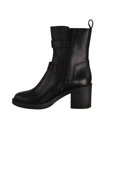 Produktbild f�r 'COPENHAGEN Stiefel halbhoher Schaft Rei�verschluss Leder schwarz'