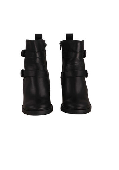Produktbild f�r 'COPENHAGEN Stiefel halbhoher Schaft Rei�verschluss Leder schwarz'