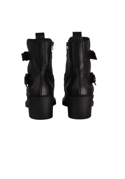 Produktbild f�r 'COPENHAGEN Stiefel halbhoher Schaft Rei�verschluss Leder schwarz'