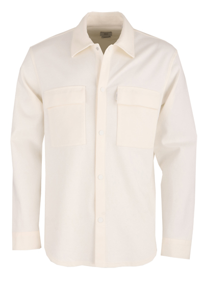 ETERNA Modern Fit 1863 Fieldjacket Hemd Langarm Jersey Stretch ecru