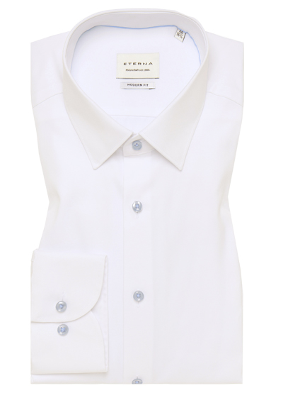 ETERNA Modern Fit Cover Hemd Langarm New Kent Kragen Feintwill haut
