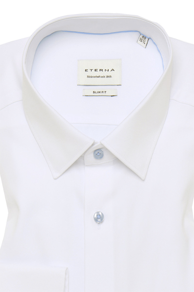 Produktbild f�r 'ETERNA Slim Fit Cover Hemd Langarm New Kent Kragen Feintwill haut'