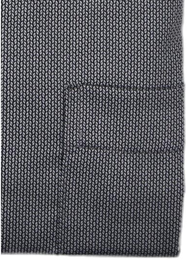 Produktbild fr 'ETERNA Comfort Fit Hemd Langarm Haifischkragen Muster grau'