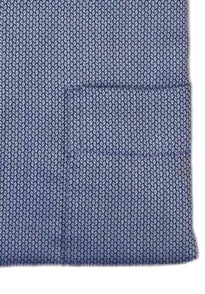 Produktbild fr 'ETERNA Comfort Fit Hemd Langarm Haifischkragen Muster dunkelblau'