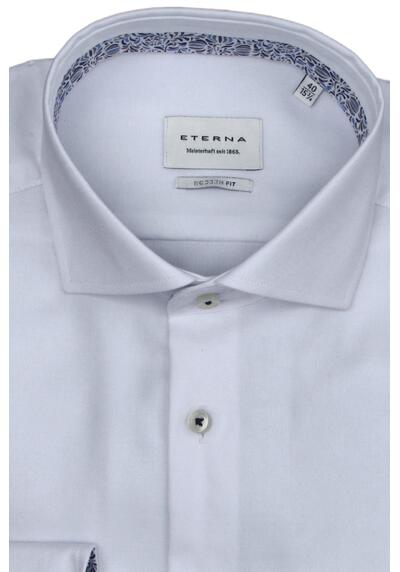 Produktbild fr 'ETERNA Modern Fit Hemd extra Langer Arm Haifischkragen Oxford wei'