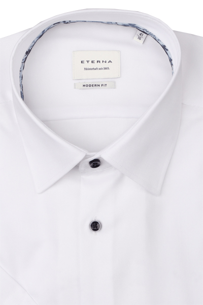 Produktbild fr 'ETERNA Modern Fit Hemd Halbarm New Kent Kragen Oxford wei'