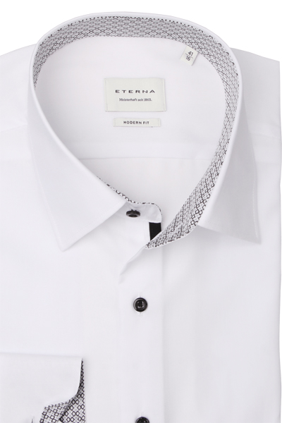Produktbild fr 'ETERNA Modern Fit Hemd Langarm New Kent Kragen wei'