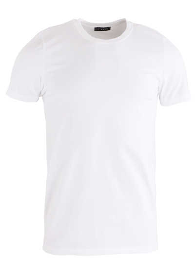 ETERNA Bodywear T-Shirt Rundhalsausschnitt Stretch Uni weiß