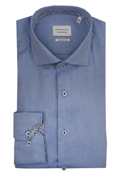 Produktbild für 'ETERNA Comfort Fit Hemd Langarm Haifischkragen Oxford hellblau'