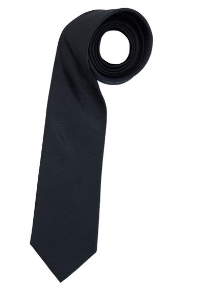 ETERNA Krawatte aus reiner Seide 7,5 cm breit schwarz