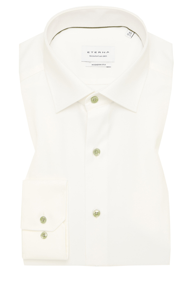 Produktbild f&uuml;r 'ETERNA Modern Fit Cover Hemd Langarm New Kent Kragen Feintwill ecru'